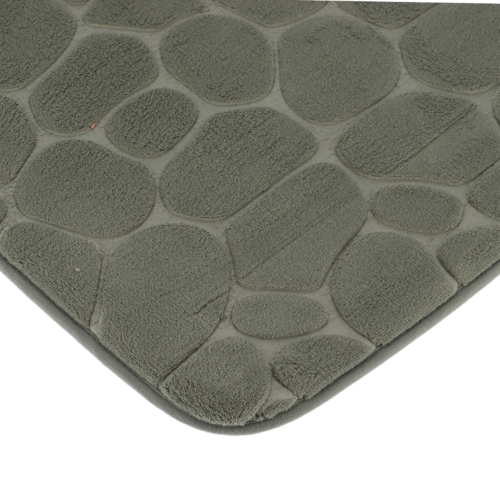 TENDANCE KUPATILSKI TEPIH PEBBLE 50X80 CM MEMORIJSKA PJENA, KAKI - Image 2