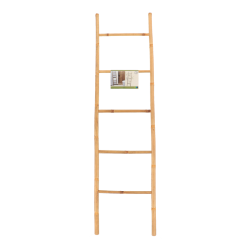 LJESTVE ZA RUČNIKE SA 5 PREČKI 45X2,5X170CM BAMBUS, TD - Image 2