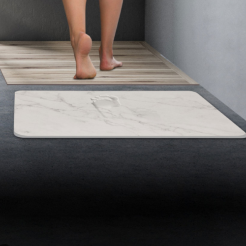 TENDANCE PODLOGA ZA KUPATILO DIATOMIT 39X60 CM, BIJELA - Image 2