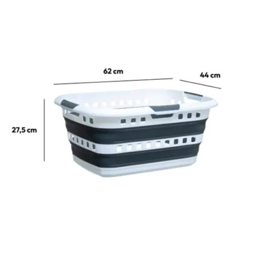 FIVE KORPA ZA VEŠ SKLOPIVA 45L SIVA - Image 2