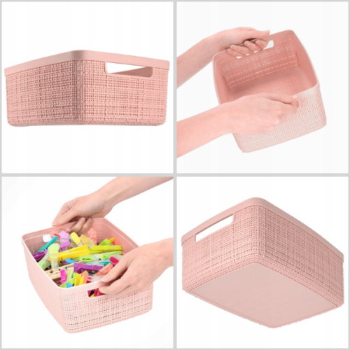 *Korpa za odlaganje 5L pink Jute CURVER - Image 2