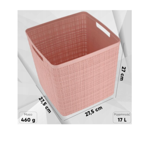 KORPA ZA ODLAGANJE 17L PINK JUTE - Image 2