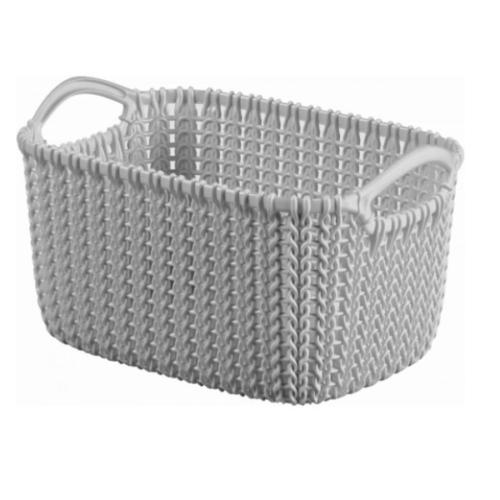 KORPA ZA ODLAGANJE 3L SIVA KNIT
