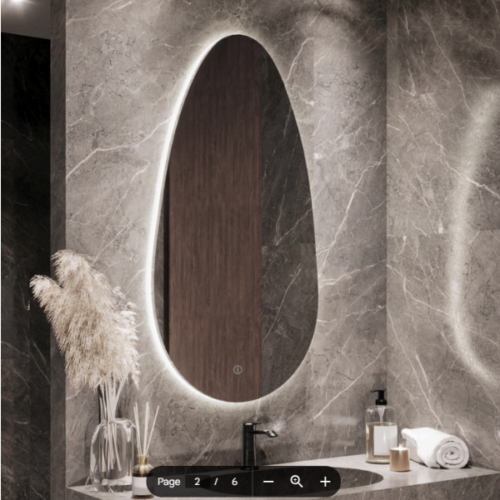 OGLEDALO EGG 50X90cm