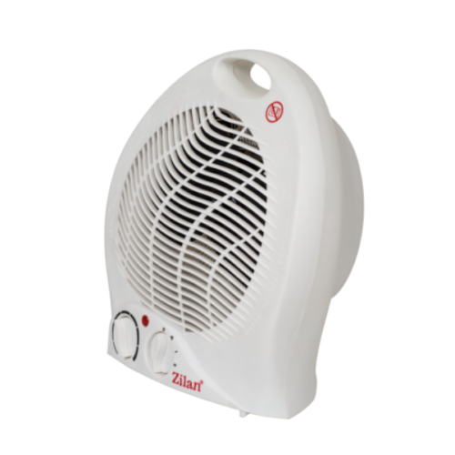 Grijalica sa ventilatorom, 2000 W, bijela