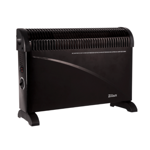 Grijalica, konvektor, 2000 W, podesiv termostat, crna