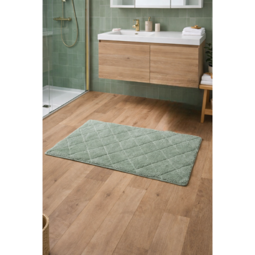 PROSTIRKA ZA KUPATILO NORA ZELENA 60X90 1/1