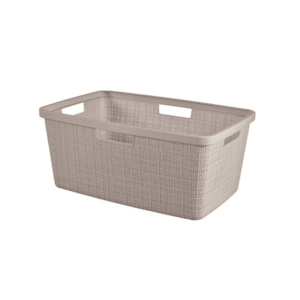 KORPA ZA VEŠ 46L BEŽ JUTE