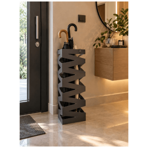 STALAK ZA KIŠOBRANE SIVI 17x17x49cm